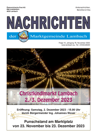 Lambacher Nachrichten November
